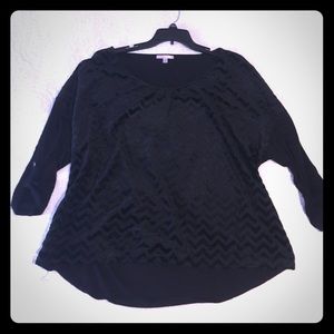 Plus Size Scoop Neck Top